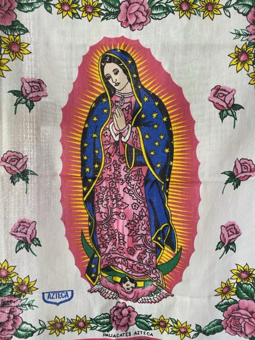 Virgin Of Guadalupe 22 Inch Square Scarf - Picture 2 of 6